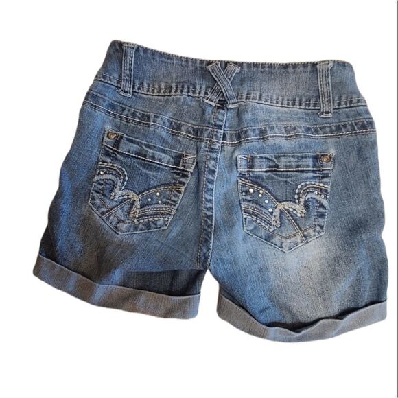 No Boundries jean shorts, stretch, juniors size 3 - Picture 2 of 5